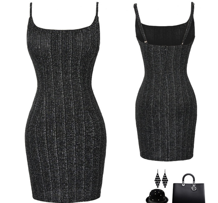 Ladies sexy package hip banquet bottoming temperament dress