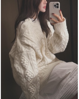 Temperament twist France style sweater for women