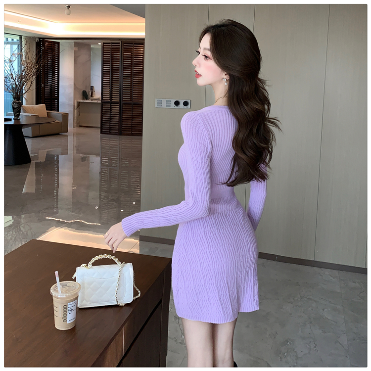 Bottoming T-back autumn and winter dress for women