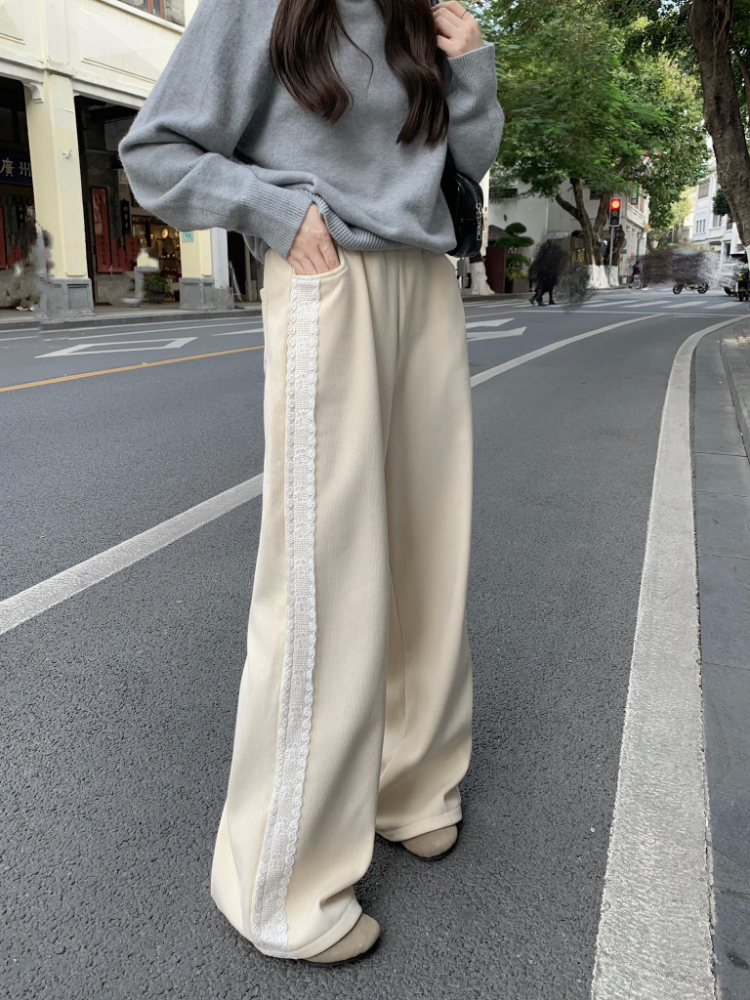 Casual loose pants high waist sweatpants for women