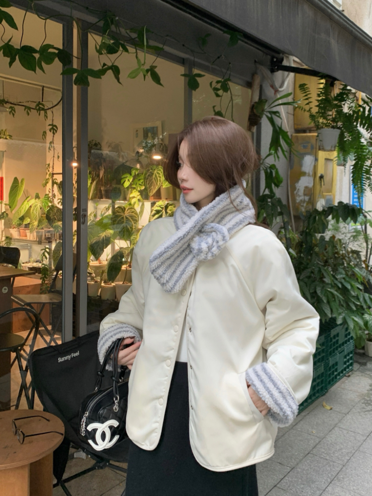 Wear thermal coat Korean style cotton coat for women