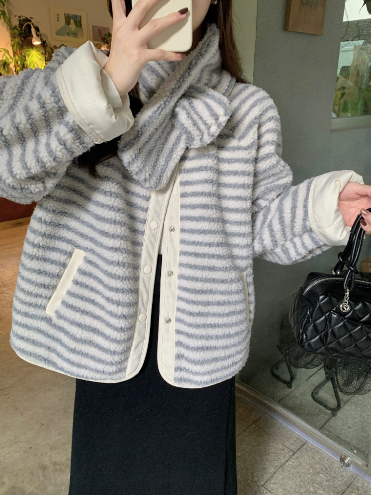 Wear thermal coat Korean style cotton coat for women