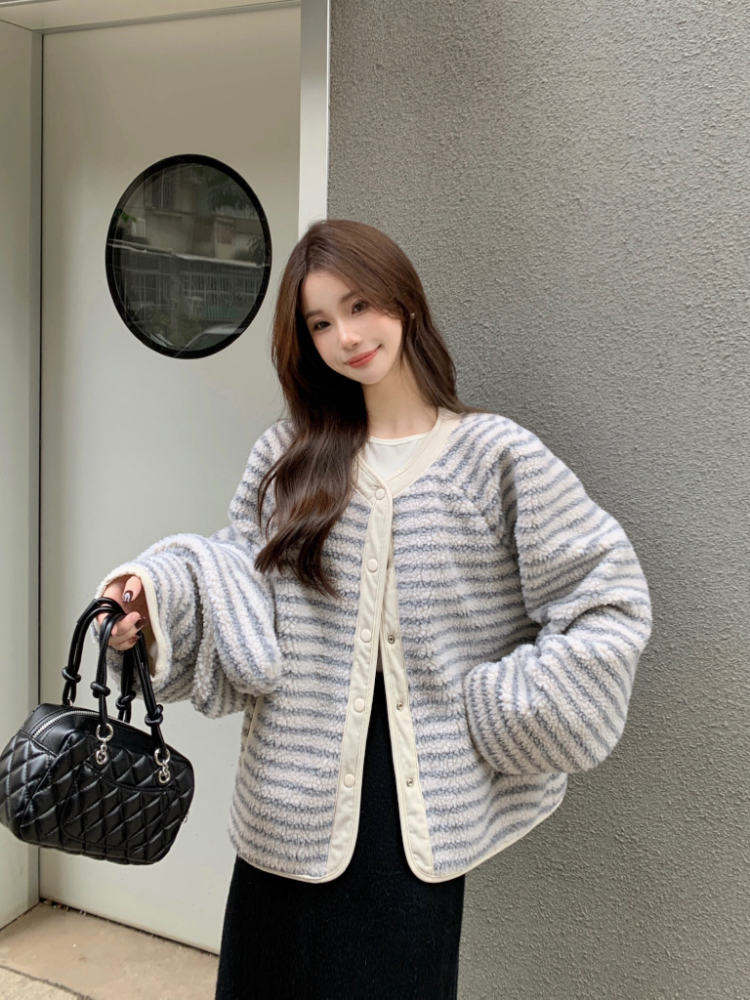 Wear thermal coat Korean style cotton coat for women