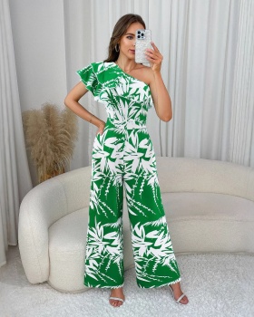 Halter jumpsuit temperament long pants