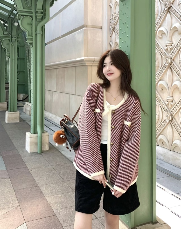 Spring and autumn coat knitted cardigan for women