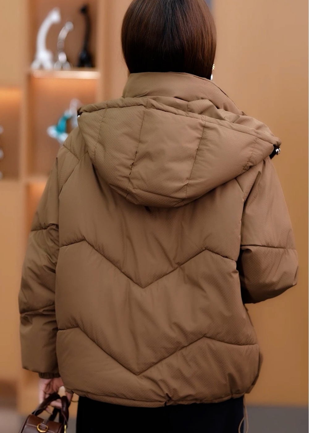 Autumn and winter show young fashion cotton coat