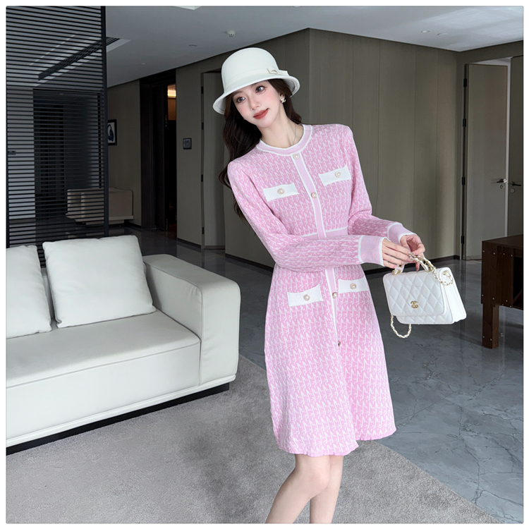 Knitted dress sweater dress for women