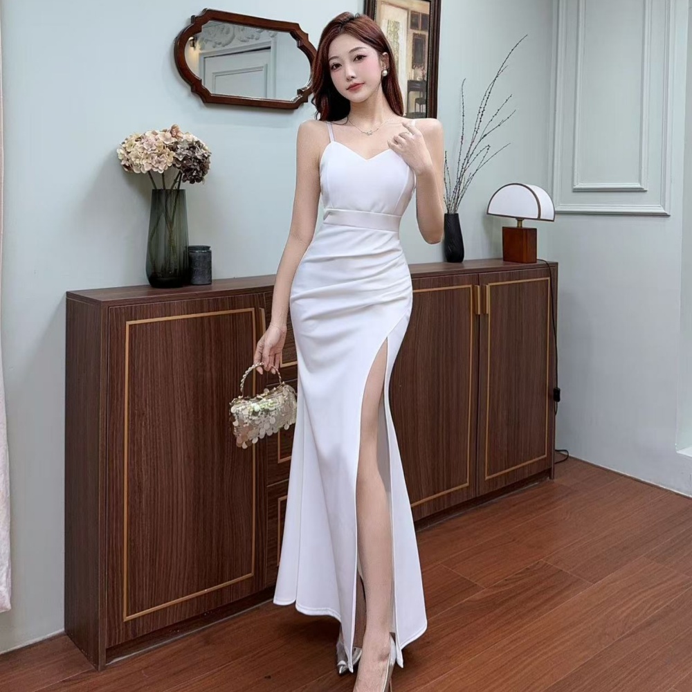 Sling temperament dress sexy Casual long dress