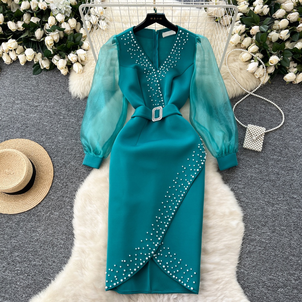 Splice formal dress party long dress for women