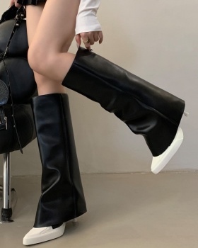 Long tube thigh boots autumn and winter boots for women