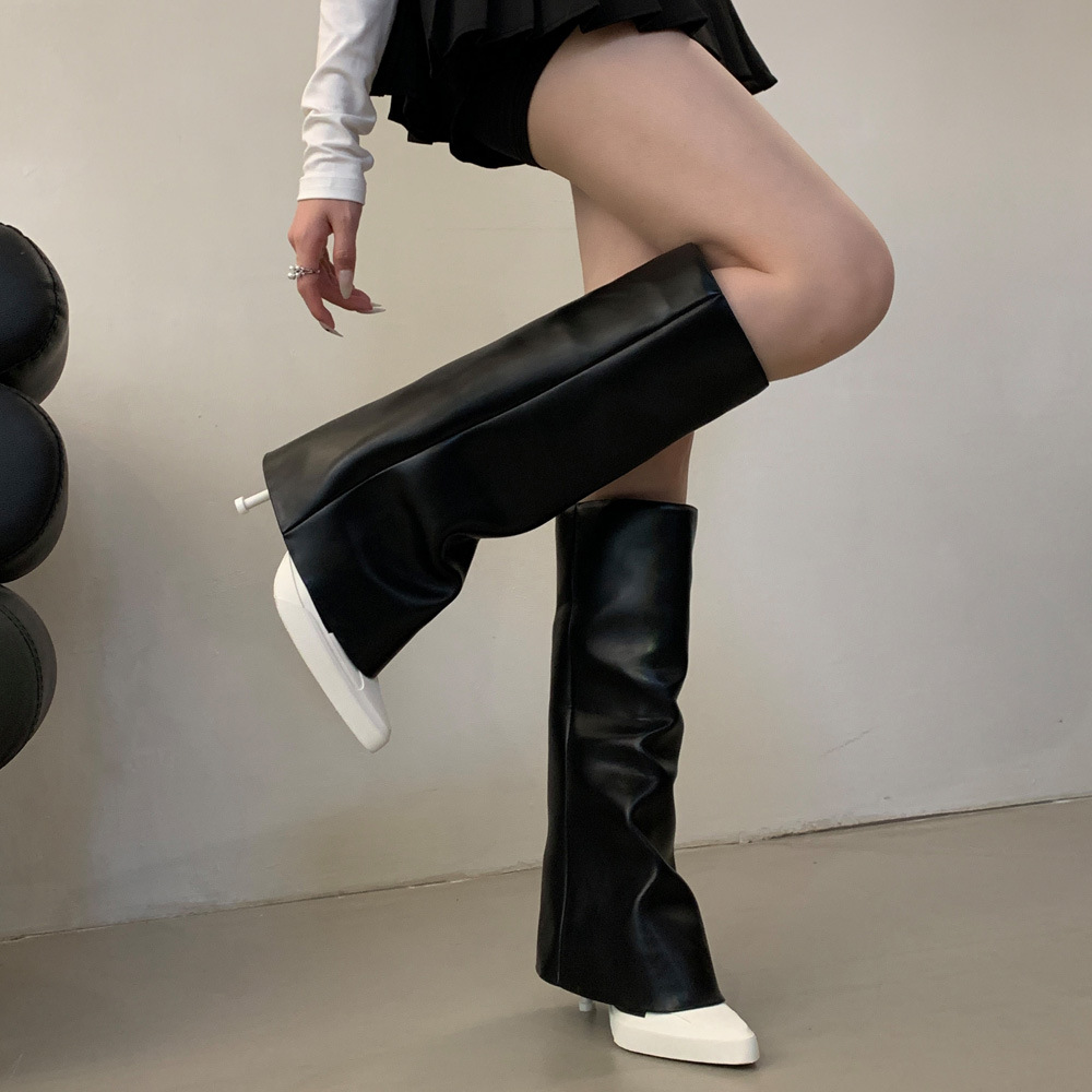 Long tube thigh boots autumn and winter boots for women