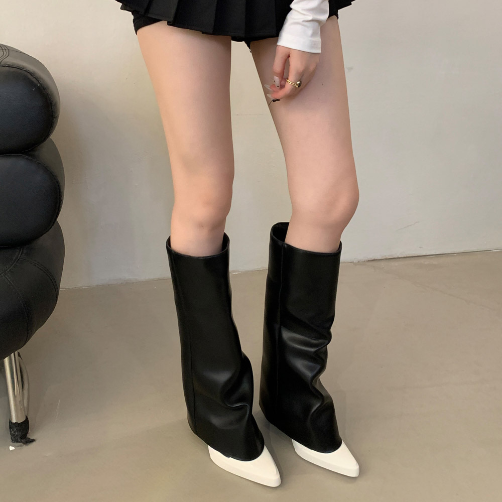 Long tube thigh boots autumn and winter boots for women