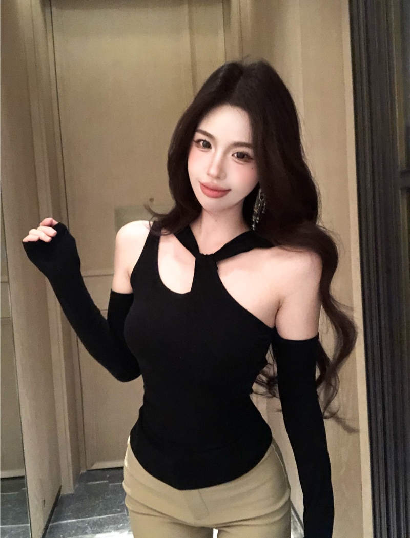 Bottoming fashion slim strapless tops