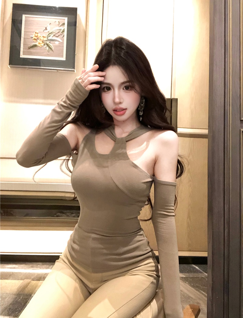 Bottoming fashion slim strapless tops