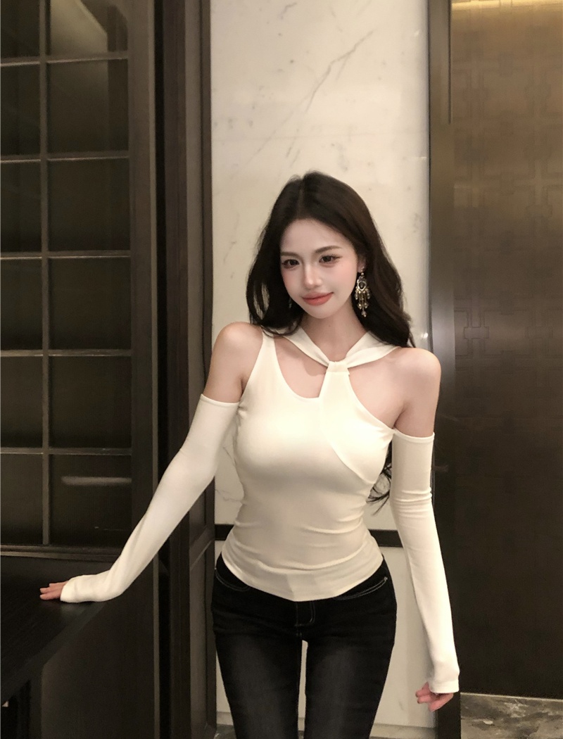 Bottoming fashion slim strapless tops