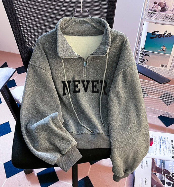 Casual pullover commuting loose all-match hoodie