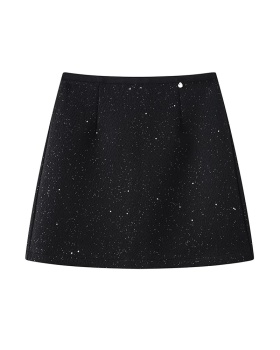 Woolen short skirt