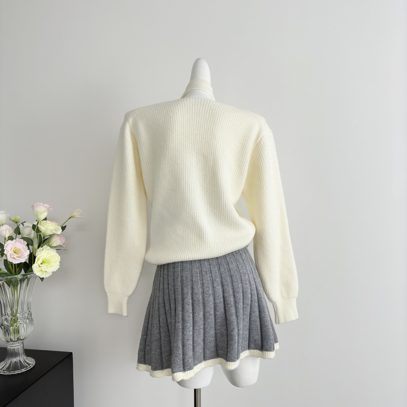 Halter streamer tops autumn and winter sweater for women