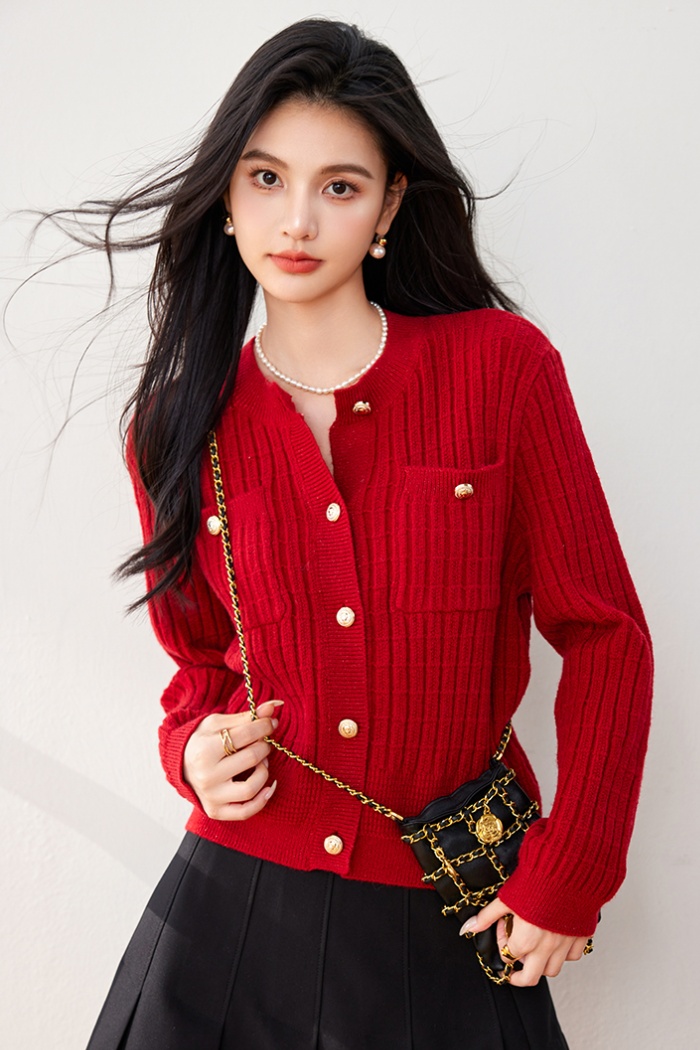 Loose lazy cardigan knitted winter sweater for women