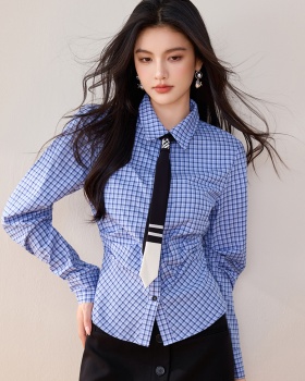 American style Casual shirt long sleeve tops for women