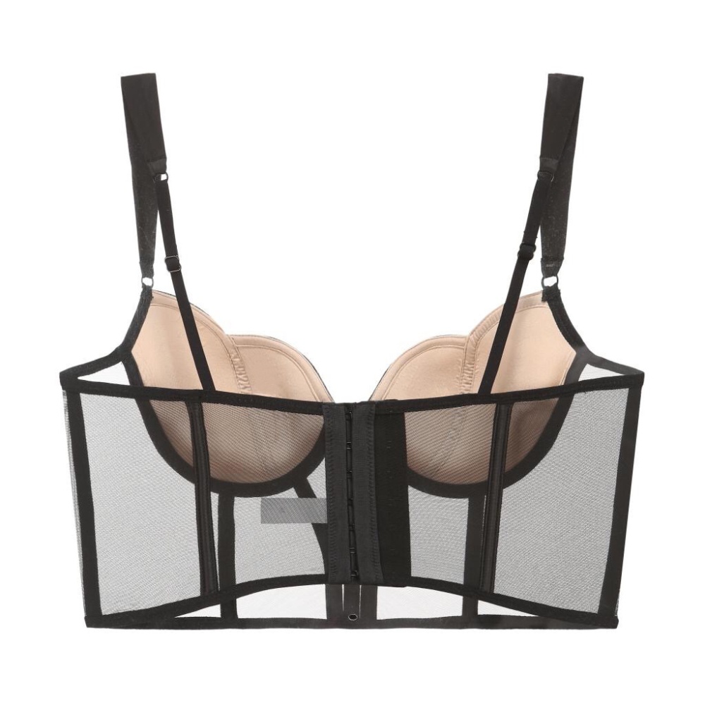 Enticement big chest corset thin sexy Lingerie a set