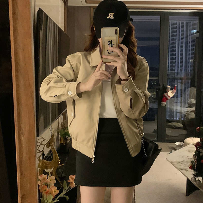 Baseball fashion autumn coat short Casual jacket