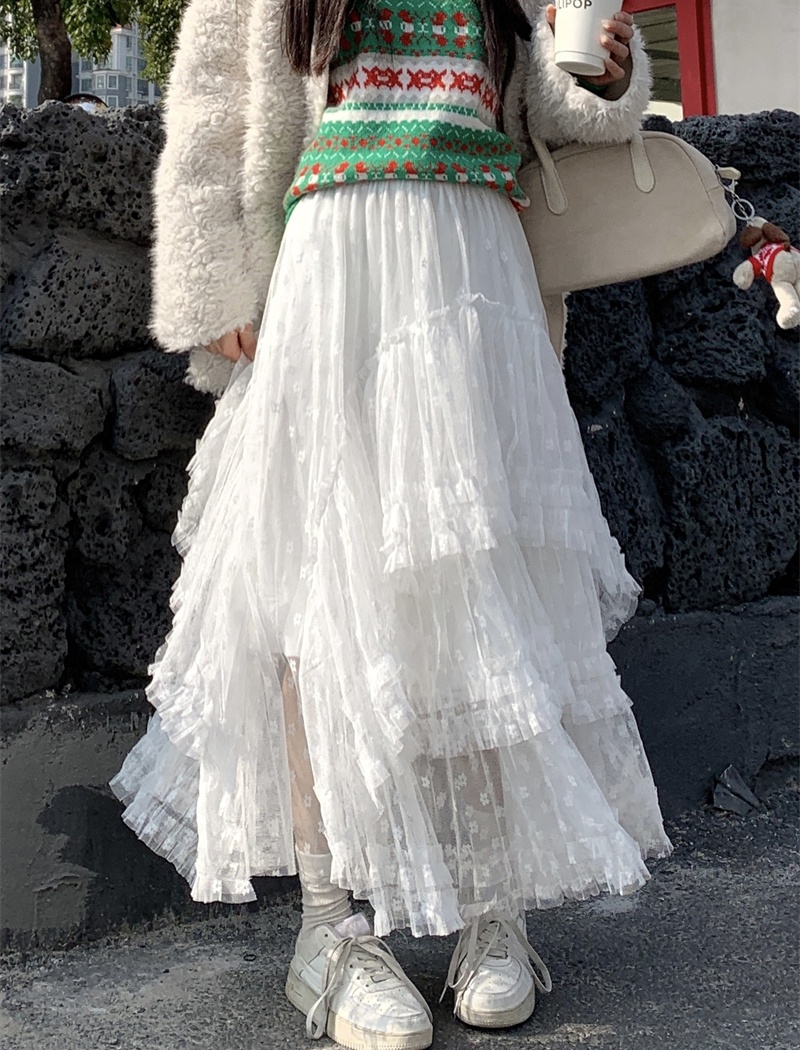 Autumn and winter skirt long skirt for women