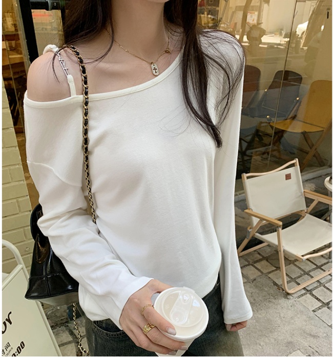 Long sleeve tops bottoming shirt for women