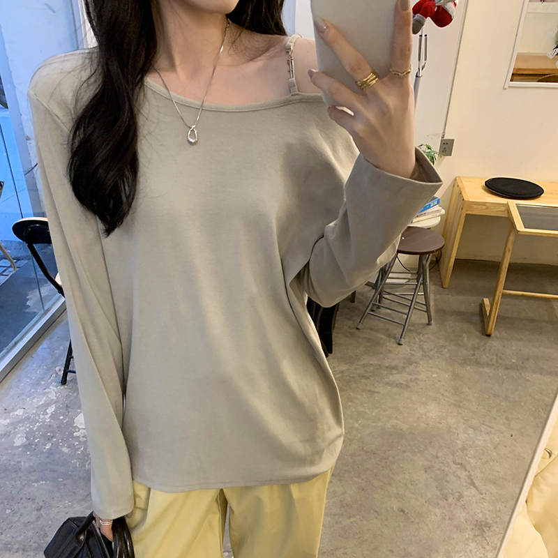 Long sleeve tops bottoming shirt for women