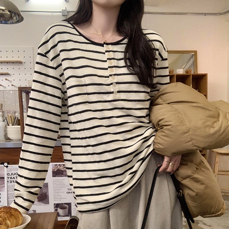 Autumn and winter tops bottoming shirt for women