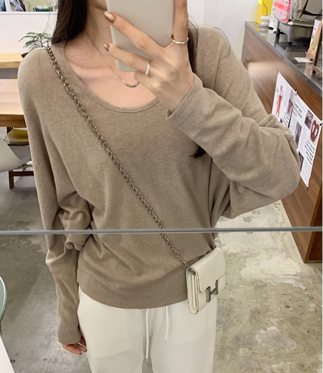 Loose T-shirt autumn and winter bottoming shirt for women