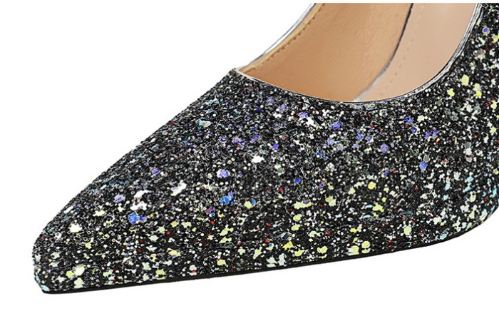 Sequins high-heeled shoes European style shoes for women