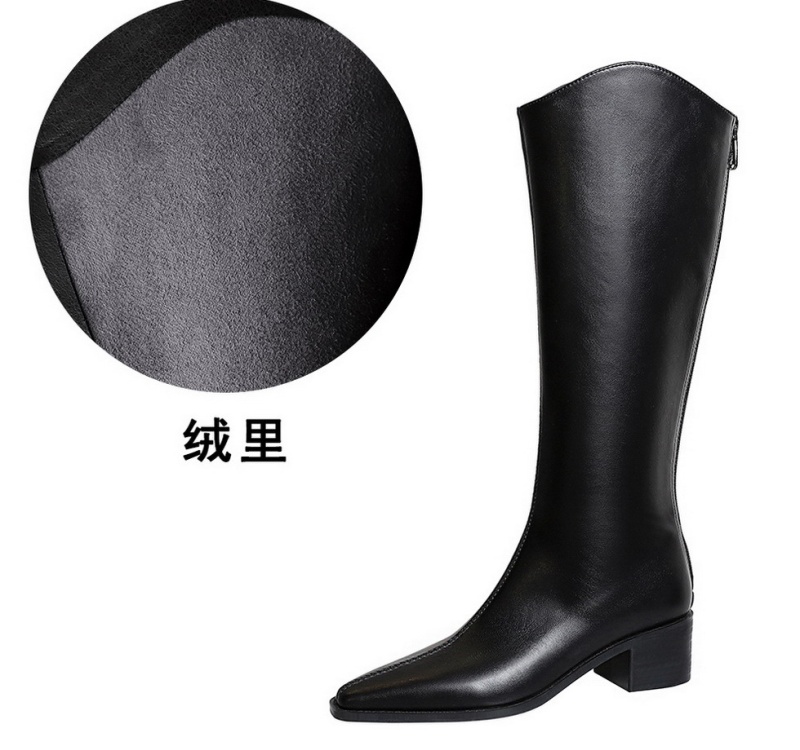 Winter fashion boots simple middle-heel women's boots