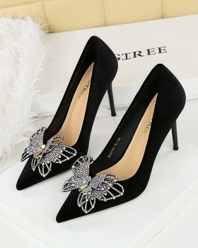 Double colors European style high-heeled shoes for women