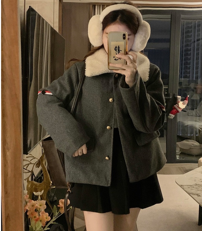 Winter cotton coat clip cotton overcoat