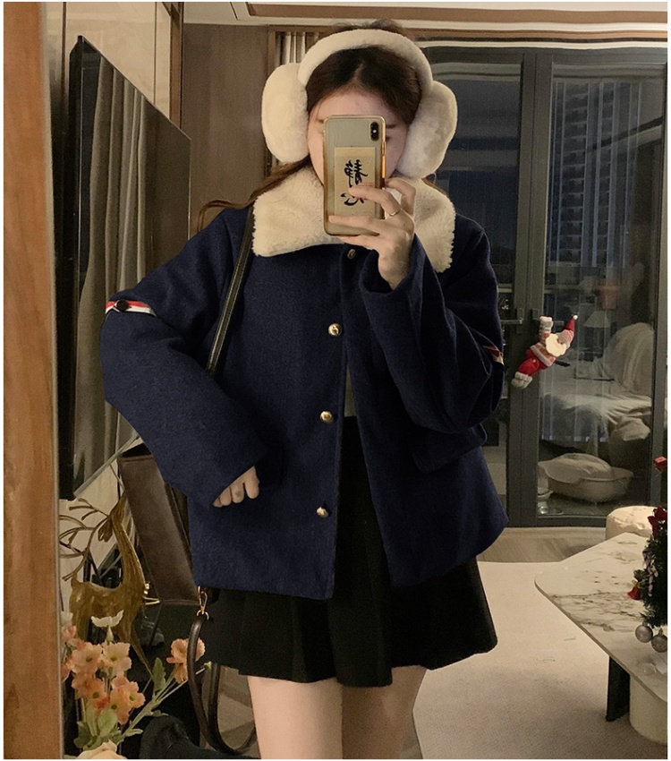 Winter cotton coat clip cotton overcoat