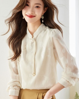 France style chiffon shirt temperament tops for women