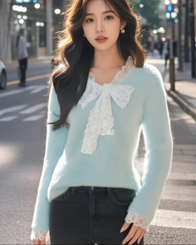 Knitted sweater Korean style bottoming shirt for women