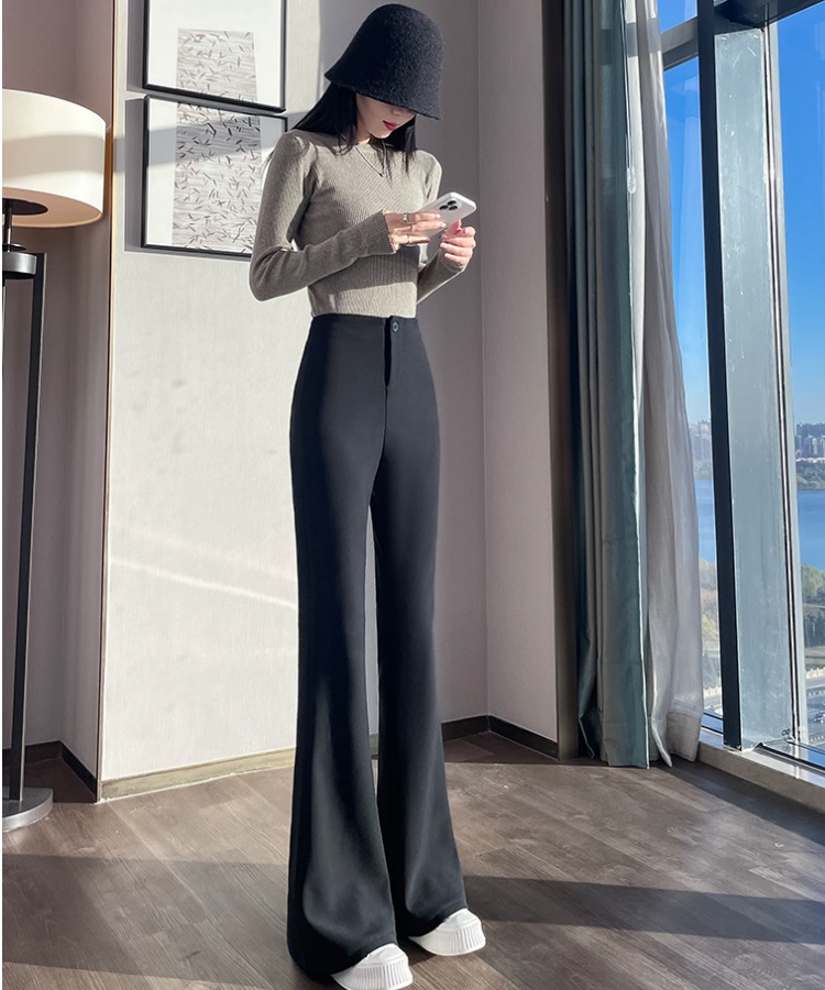 Autumn pants Korean style high waist pants for women