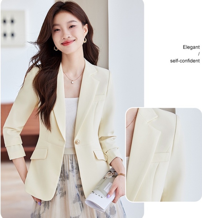 Temperament Casual business suit spring niche coat