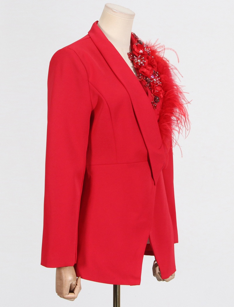 Commuting feather fashion business suit for women