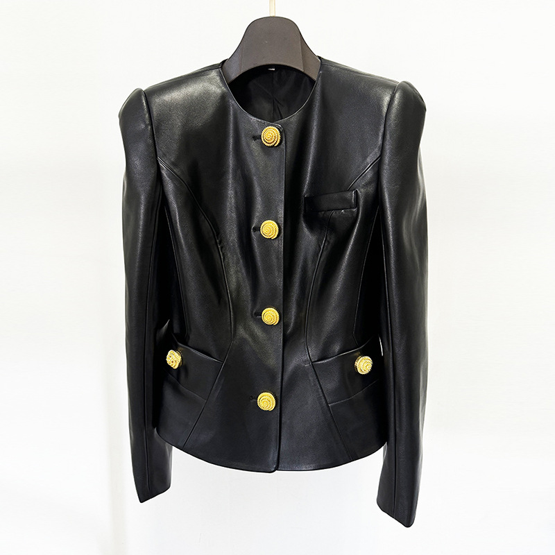 Fashion European style slim jacket spring temperament coat