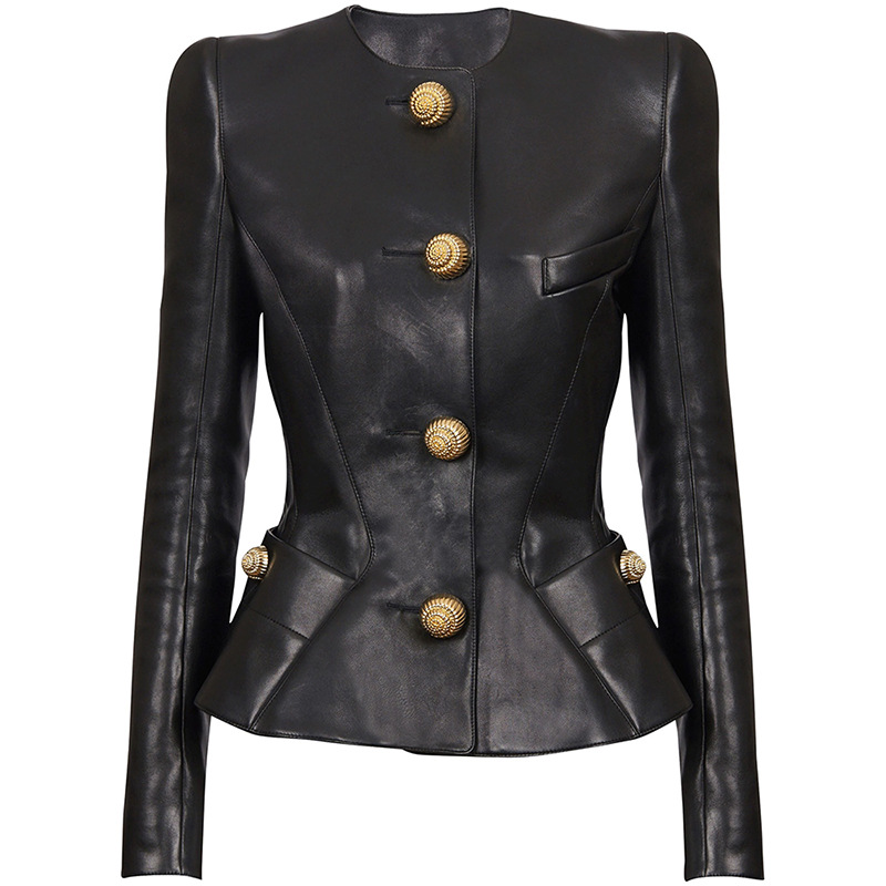 Fashion European style slim jacket spring temperament coat