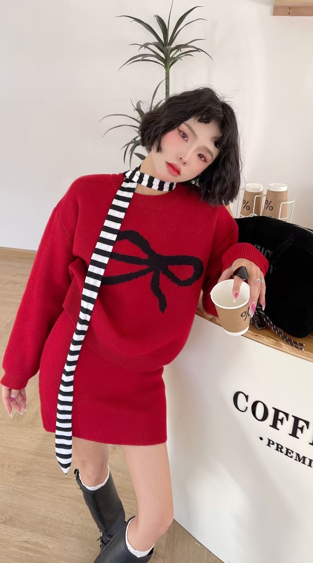 Loose Korean style spring all-match sweater