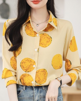 Long sleeve printing shirt