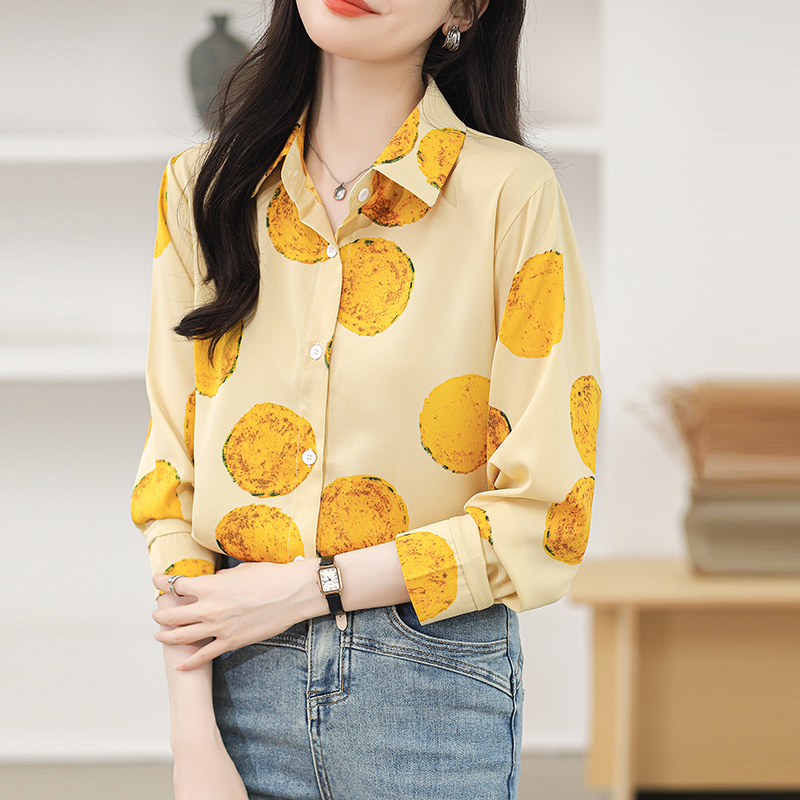 Long sleeve printing shirt