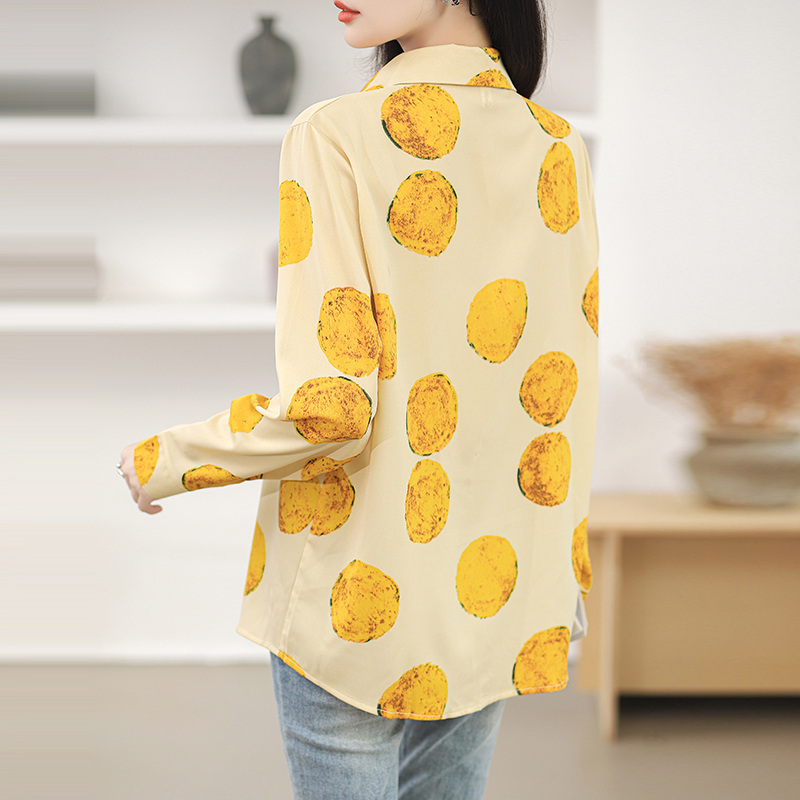 Long sleeve printing shirt