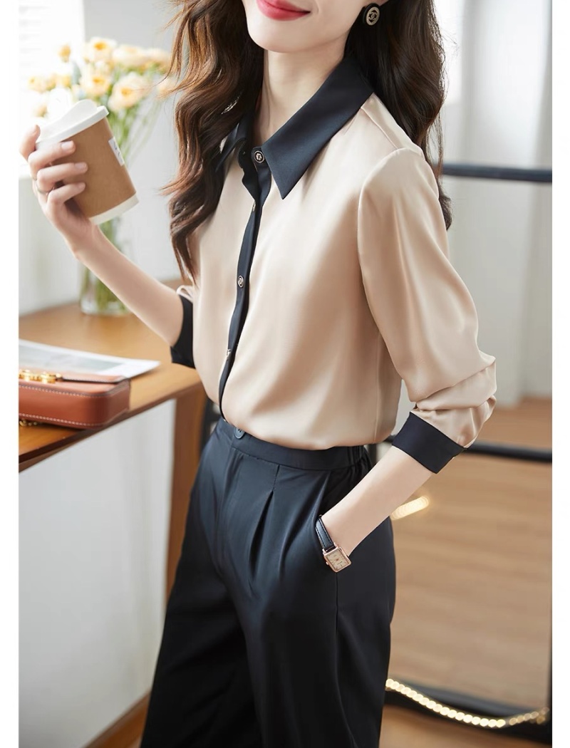 Niche mixed colors profession shirt for women