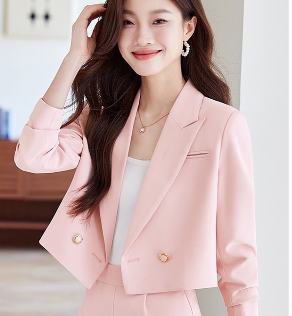 Ladies temperament coat short business suit for women