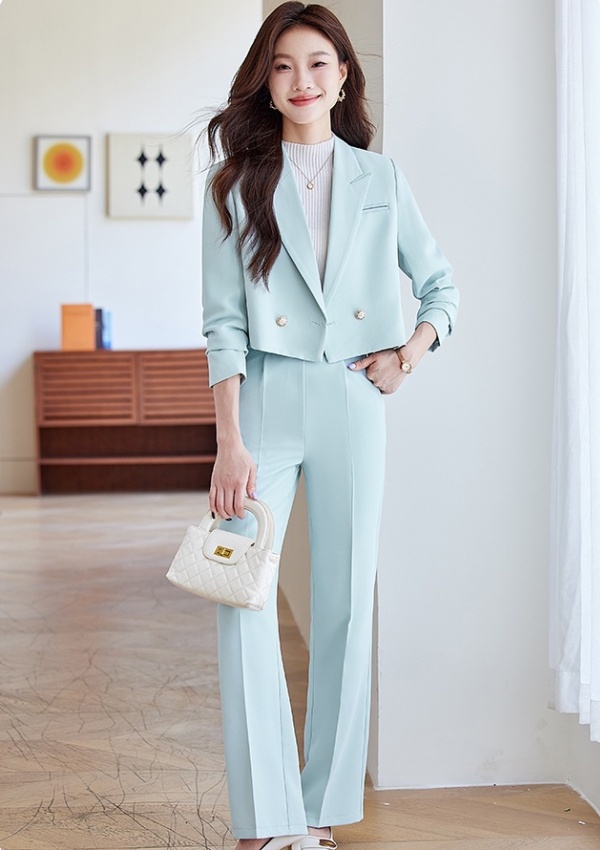 Spring and autumn coat temperament business suit 2pcs set for women